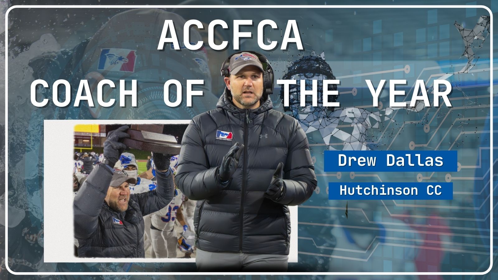 ACCFCA COACH OF THE YEAR DREW DALLAS